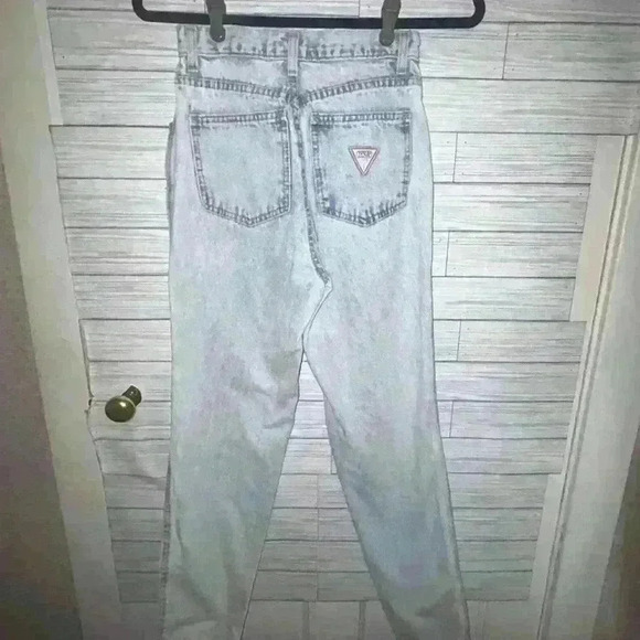 1980’s vintage Zena high waisted light acid wash jeans - Picture 4 of 4